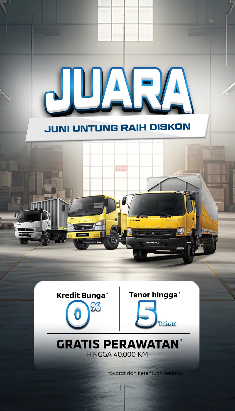 Promo Sardana Terbaru Juni 2026. JUARA! - Nikmati harga & promo terbaru Mitsubishi FUSO bersama Sardana