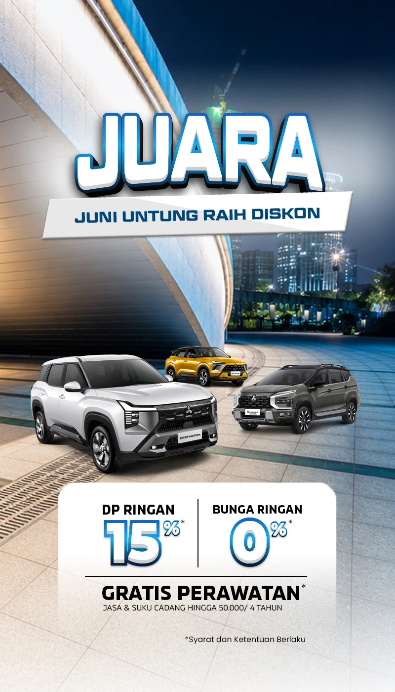 Promo Sardana Terbaru Juni 2026. JUARA! - Nikmati harga & promo terbaru Mitsubishi Motors bersama Sardana